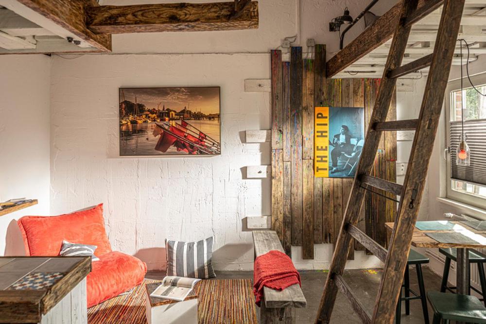 Ferienwohnung Louse Puschen Manufaktur Kiel Exterior foto