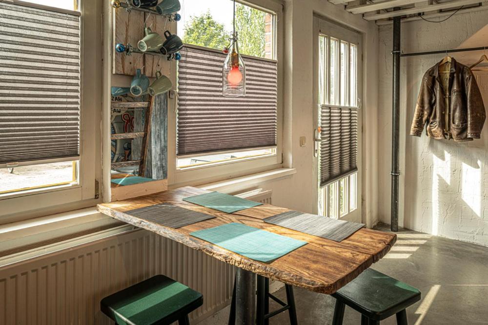 Ferienwohnung Louse Puschen Manufaktur Kiel Exterior foto